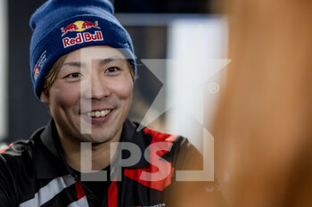 2023-02-08 - KATSUTA Takamoto (JPN), TOYOTA GR Yaris Rally1 Hybrid, portrait during the Rally Sweden 2023, 2nd round of the 2023 WRC World Rally Car Championship, from February 9 to 12, 2023 at Umea, Vasterbotten County, Sweden - AUTO - WRC - RALLY SWEDEN 2023 - RALLY - MOTORS