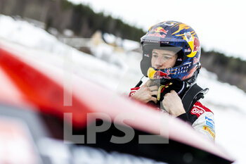 2023-02-09 - EVANS Elfyn (GBR), TOYOTA GR Yaris Rally1 Hybrid, portrait during the Rally Sweden 2023, 2nd round of the 2023 WRC World Rally Car Championship, from February 9 to 12, 2023 at Umea, Vasterbotten County, Sweden - AUTO - WRC - RALLY SWEDEN 2023 - RALLY - MOTORS