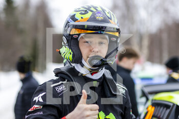 2023-02-09 - EDMONDSON Elliott (GBR), SKODA FABIA RS, RC2, Rally2, portrait during the Rally Sweden 2023, 2nd round of the 2023 WRC World Rally Car Championship, from February 9 to 12, 2023 at Umea, Vasterbotten County, Sweden - AUTO - WRC - RALLY SWEDEN 2023 - RALLY - MOTORS
