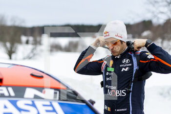 2023-02-09 - NEUVILLE Thierry (FRA), HYUNDAI I20 N Rally1 Hybrid, portrait during the Rally Sweden 2023, 2nd round of the 2023 WRC World Rally Car Championship, from February 9 to 12, 2023 at Umea, Vasterbotten County, Sweden - AUTO - WRC - RALLY SWEDEN 2023 - RALLY - MOTORS