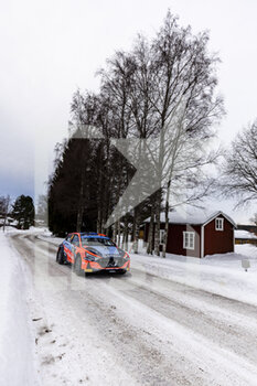 2023-02-09 - 34 Fabrizio ZALDIVAR (PRY), Marcelo DER OHANNESIAN (ITA), HYUNDAI i20 N, RC2, Rally2, action during the Rally Sweden 2023, 2nd round of the 2023 WRC World Rally Car Championship, from February 9 to 12, 2023 at Umea, Vasterbotten County, Sweden - AUTO - WRC - RALLY SWEDEN 2023 - RALLY - MOTORS