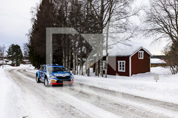 2023-02-09 - 26 Egon KAUR (EST), Jakko VIILO (EST), SKODA FABIA Evo, RC2, Rally2, action during the Rally Sweden 2023, 2nd round of the 2023 WRC World Rally Car Championship, from February 9 to 12, 2023 at Umea, Vasterbotten County, Sweden - AUTO - WRC - RALLY SWEDEN 2023 - RALLY - MOTORS