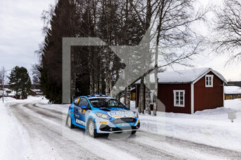 2023-02-09 - 49 Roope KORHONEN (FIN), Anssi VIINIKKA (FIN), FORD Fiesta Rally3, RC3, Rally3, action during the Rally Sweden 2023, 2nd round of the 2023 WRC World Rally Car Championship, from February 9 to 12, 2023 at Umea, Vasterbotten County, Sweden - AUTO - WRC - RALLY SWEDEN 2023 - RALLY - MOTORS