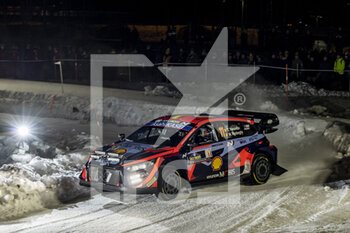 2023-02-09 - 11 Thierry NEUVILLE (BEL), Martijn WYDAEGHE (BEL), HYUNDAI SHELL MOBIS WORLD RALLY TEAM, HYUNDAI I20 N Rally1 Hybrid, WRC, action during the Rally Sweden 2023, 2nd round of the 2023 WRC World Rally Car Championship, from February 9 to 12, 2023 at Umea, Vasterbotten County, Sweden - AUTO - WRC - RALLY SWEDEN 2023 - RALLY - MOTORS