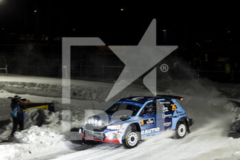 2023-02-09 - 26 Egon KAUR (EST), Jakko VIILO (EST), SKODA FABIA Evo, RC2, Rally2, action during the Rally Sweden 2023, 2nd round of the 2023 WRC World Rally Car Championship, from February 9 to 12, 2023 at Umea, Vasterbotten County, Sweden - AUTO - WRC - RALLY SWEDEN 2023 - RALLY - MOTORS