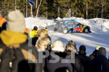 2023-02-10 - 08 Ott TANAK (EST), Martin JARVEOJA (EST), M-SPORT FORD WORLD RALLY TEAM, FORD Puma Rally1 Hybrid, WRC ,action during the Rally Sweden 2023, 2nd round of the 2023 WRC World Rally Car Championship, from February 9 to 12, 2023 at Umea, Vasterbotten County, Sweden - AUTO - WRC - RALLY SWEDEN 2023 - RALLY - MOTORS