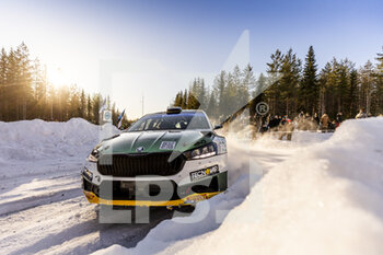 2023-02-10 - 27 Nikolay GRYAZIN (ANA), Konstantin ALEKSANDROV (ANA), TOKSPORT WRT 2, SKODA FABIA RS, RC2, Rally2, action during the Rally Sweden 2023, 2nd round of the 2023 WRC World Rally Car Championship, from February 9 to 12, 2023 at Umea, Vasterbotten County, Sweden - AUTO - WRC - RALLY SWEDEN 2023 - RALLY - MOTORS