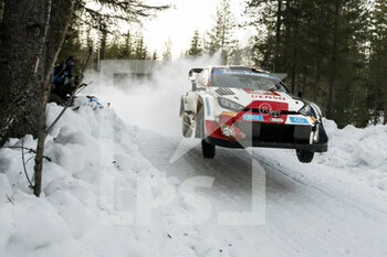 2023-02-10 - 69 Kalle ROVANPERA (FIN), Jonne HALTTUNEN (FIN), TOYOTA GAZOO RACING WRT, TOYOTA Yaris Rally1 Hybrid, WRC, action during the Rally Sweden 2023, 2nd round of the 2023 WRC World Rally Car Championship, from February 9 to 12, 2023 at Umea, Vasterbotten County, Sweden - AUTO - WRC - RALLY SWEDEN 2023 - RALLY - MOTORS