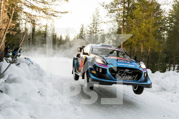 2023-02-10 - 07 Pierre-Louis LOUBET (FRA), Nicolas GILSOUL (FRA), M-SPORT FORD WORLD RALLY TEAM, FORD Puma Rally1 Hybrid, WRC, action during the Rally Sweden 2023, 2nd round of the 2023 WRC World Rally Car Championship, from February 9 to 12, 2023 at Umea, Vasterbotten County, Sweden - AUTO - WRC - RALLY SWEDEN 2023 - RALLY - MOTORS