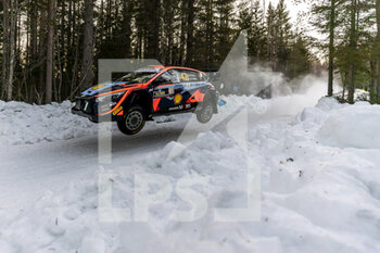 2023-02-10 - 42 Craig BREEN (IRL), James FULTON (IRL), HYUNDAI SHELL MOBIS WORLD RALLY TEAM, HYUNDAI i20 N Rally1 Hybrid, WRC, action during the Rally Sweden 2023, 2nd round of the 2023 WRC World Rally Car Championship, from February 9 to 12, 2023 at Umea, Vasterbotten County, Sweden - AUTO - WRC - RALLY SWEDEN 2023 - RALLY - MOTORS