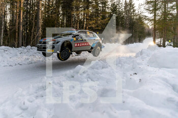 2023-02-10 - 21 Ole Christian VEIBY (NOR), Torstein ERIKSEN (NOR), VOLKSWAGEN POLO GTI, RC2, Rally2, action during the Rally Sweden 2023, 2nd round of the 2023 WRC World Rally Car Championship, from February 9 to 12, 2023 at Umea, Vasterbotten County, Sweden - AUTO - WRC - RALLY SWEDEN 2023 - RALLY - MOTORS