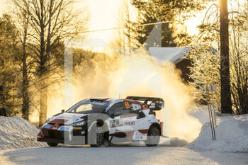 2023-02-11 - 69 Kalle ROVANPERA (FIN), Jonne HALTTUNEN (FIN), TOYOTA GAZOO RACING WRT, TOYOTA Yaris Rally1 Hybrid, WRC, action during the Rally Sweden 2023, 2nd round of the 2023 WRC World Rally Car Championship, from February 9 to 12, 2023 at Umea, Vasterbotten County, Sweden - AUTO - WRC - RALLY SWEDEN 2023 - RALLY - MOTORS