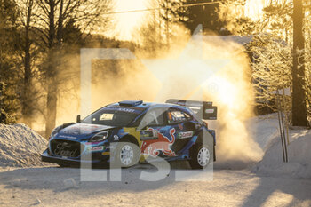 2023-02-11 - 08 Ott TANAK (EST), Martin JARVEOJA (EST), M-SPORT FORD WORLD RALLY TEAM, FORD Puma Rally1 Hybrid, WRC ,action during the Rally Sweden 2023, 2nd round of the 2023 WRC World Rally Car Championship, from February 9 to 12, 2023 at Umea, Vasterbotten County, Sweden - AUTO - WRC - RALLY SWEDEN 2023 - RALLY - MOTORS