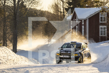 2023-02-11 - 52 Laurent PELLIER (FRA), Marine PELAMOURGUES (FRA), FORD Fiesta Rally3, RC3, Rally3, action during the Rally Sweden 2023, 2nd round of the 2023 WRC World Rally Car Championship, from February 9 to 12, 2023 at Umea, Vasterbotten County, Sweden - AUTO - WRC - RALLY SWEDEN 2023 - RALLY - MOTORS