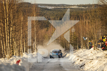 2023-02-11 - 08 Ott TANAK (EST), Martin JARVEOJA (EST), M-SPORT FORD WORLD RALLY TEAM, FORD Puma Rally1 Hybrid, WRC ,action during the Rally Sweden 2023, 2nd round of the 2023 WRC World Rally Car Championship, from February 9 to 12, 2023 at Umea, Vasterbotten County, Sweden - AUTO - WRC - RALLY SWEDEN 2023 - RALLY - MOTORS