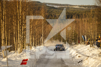 2023-02-11 - 21 Ole Christian VEIBY (NOR), Torstein ERIKSEN (NOR), VOLKSWAGEN POLO GTI, RC2, Rally2, action during the Rally Sweden 2023, 2nd round of the 2023 WRC World Rally Car Championship, from February 9 to 12, 2023 at Umea, Vasterbotten County, Sweden - AUTO - WRC - RALLY SWEDEN 2023 - RALLY - MOTORS