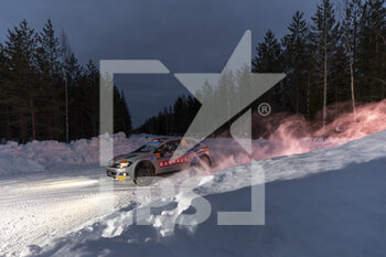 2023-02-12 - 21 Ole Christian VEIBY (NOR), Torstein ERIKSEN (NOR), VOLKSWAGEN POLO GTI, RC2, Rally2, action during the Rally Sweden 2023, 2nd round of the 2023 WRC World Rally Car Championship, from February 9 to 12, 2023 at Umea, Vasterbotten County, Sweden - AUTO - WRC - RALLY SWEDEN 2023 - RALLY - MOTORS
