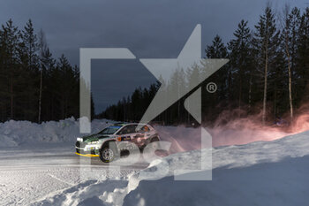 2023-02-12 - 27 Nikolay GRYAZIN (ANA), Konstantin ALEKSANDROV (ANA), TOKSPORT WRT 2, SKODA FABIA RS, RC2, Rally2, action during the Rally Sweden 2023, 2nd round of the 2023 WRC World Rally Car Championship, from February 9 to 12, 2023 at Umea, Vasterbotten County, Sweden - AUTO - WRC - RALLY SWEDEN 2023 - RALLY - MOTORS