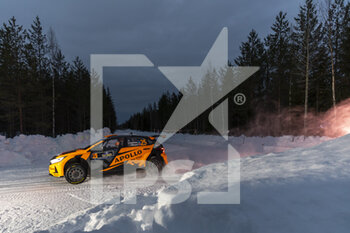 2023-02-12 - 25 Georg LINNAMAE (EST), James MORGAN (GBR), HYUNDAI i20 N, RC2, Rally2, action during the Rally Sweden 2023, 2nd round of the 2023 WRC World Rally Car Championship, from February 9 to 12, 2023 at Umea, Vasterbotten County, Sweden - AUTO - WRC - RALLY SWEDEN 2023 - RALLY - MOTORS