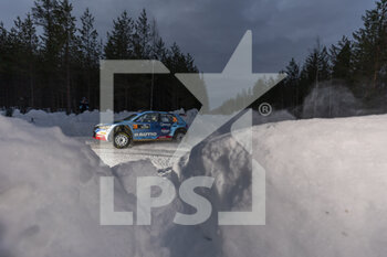 2023-02-12 - 26 Egon KAUR (EST), Jakko VIILO (EST), SKODA FABIA Evo, RC2, Rally2, action during the Rally Sweden 2023, 2nd round of the 2023 WRC World Rally Car Championship, from February 9 to 12, 2023 at Umea, Vasterbotten County, Sweden - AUTO - WRC - RALLY SWEDEN 2023 - RALLY - MOTORS