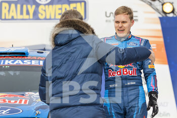 2023-02-12 - TANAK Ott (EST), M-SPORT FORD WORLD RALLY TEAM, FORD Puma Rally1 Hybrid, WRC, portrait during the Rally Sweden 2023, 2nd round of the 2023 WRC World Rally Car Championship, from February 9 to 12, 2023 at Umea, Vasterbotten County, Sweden - AUTO - WRC - RALLY SWEDEN 2023 - RALLY - MOTORS