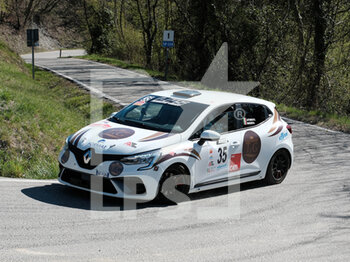 2023-03-25 - Lattarulo Giancarlo ITA Marsero Roberto ITA RC5N Rally5 Renault Clio-LPS Racing Team during the shakedown of Rally Team 971-2023 in Pavarolo - TO, on March 25, 2023 - 49° RALLY TEAM 971 (DAY1) - RALLY - MOTORS