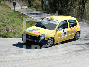 2023-03-25 - Amatori Stefano ITA D'Herin Igor ITA RC5N N3 Renault Clio-Meteco Corse during the shakedown of Rally Team 971-2023 in Pavarolo - TO, on March 25, 2023 - 49° RALLY TEAM 971 (DAY1) - RALLY - MOTORS