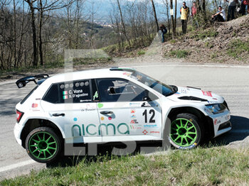 2023-03-25 - Vona Claudio ITA D'Agostino Simone ITA RC2N R5 Skoda Fabia-Cars For Fun during the shakedown of Rally Team 971-2023 in Pavarolo - TO, on March 25, 2023 - 49° RALLY TEAM 971 (DAY1) - RALLY - MOTORS