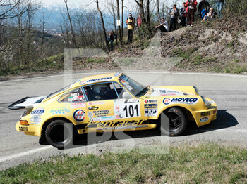 2023-03-25 - Bertinotti Marco ITA Rondi Andrea ITA 2 H1 4 - oltre 2000 Porsche 911 RSR Rally & Co during the shakedown of Rally Team 971-2023 in Pavarolo - TO, on March 25, 2023 - 49° RALLY TEAM 971 (DAY1) - RALLY - MOTORS
