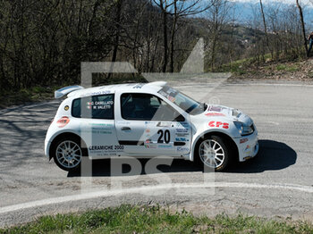 2023-03-25 - Valetti William ITA Casellato Giulia ITA RC3N S1600 Renault Clio-Meteco Corse during the shakedown of Rally Team 971-2023 in Pavarolo - TO, on March 25, 2023 - 49° RALLY TEAM 971 (DAY1) - RALLY - MOTORS