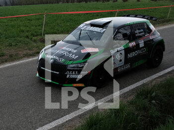 2023-03-26 - Chentre Elwis ITA Boglietti Federico ITA RC2N R5 Skoda Fabia Evo Team D'Ambra New Driver's Team during the special stage of Rally Team 971-2023 in Albugnano - AT, on March 26, 2023 - 49° RALLY TEAM 971 (DAY2) - RALLY - MOTORS