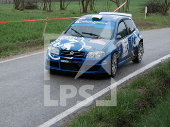 2023-03-26 - Iemmola Roberto ITA Angiulli Matteo ITA RC3N S1600 Fiat Punto-VM Motor Team during the special stage of Rally Team 971-2023 in Albugnano - AT, on March 26, 2023 - 49° RALLY TEAM 971 (DAY2) - RALLY - MOTORS