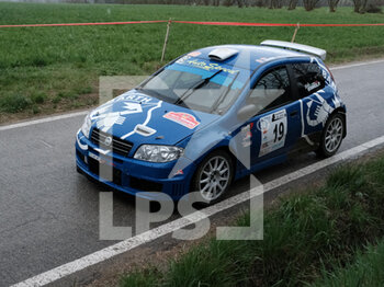 2023-03-26 - Iemmola Roberto ITA Angiulli Matteo ITA RC3N S1600 Fiat Punto-VM Motor Team during the special stage of Rally Team 971-2023 in Albugnano - AT, on March 26, 2023 - 49° RALLY TEAM 971 (DAY2) - RALLY - MOTORS