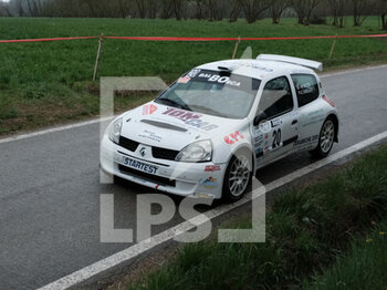 2023-03-26 - Valetti William ITA Casellato Giulia ITA RC3N S1600 Renault Clio-Meteco Corse during the special stage of Rally Team 971-2023 in Albugnano - AT, on March 26, 2023 - 49° RALLY TEAM 971 (DAY2) - RALLY - MOTORS
