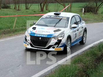 2023-03-26 - Serena Filippo ITA Grimaldi Fabio ITA RC4N Rally4 Peugeot 208-Meteco Corse during the special stage of Rally Team 971-2023 in Albugnano - AT, on March 26, 2023 - 49° RALLY TEAM 971 (DAY2) - RALLY - MOTORS
