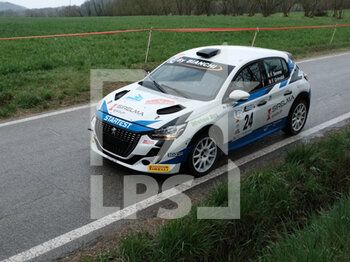 2023-03-26 - Serena Filippo ITA Grimaldi Fabio ITA RC4N Rally4 Peugeot 208-Meteco Corse during the special stage of Rally Team 971-2023 in Albugnano - AT, on March 26, 2023 - 49° RALLY TEAM 971 (DAY2) - RALLY - MOTORS
