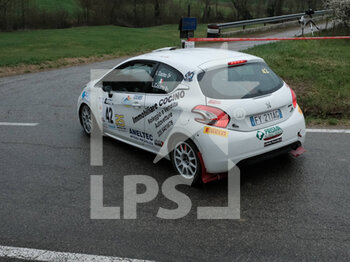 2023-03-26 - Cocino Ivo ITA Cocino Loris ITA RC4N Rally4/R2 Peugeot 208-Meteco Corse during the special stage of Rally Team 971-2023 in Albugnano - AT, on March 26, 2023 - 49° RALLY TEAM 971 (DAY2) - RALLY - MOTORS