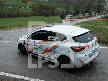 2023-03-26 - Gonthier Joel ITA Courthoud Corrado ITA RC5N Rally5 Renault Clio-VM Motor Team during the special stage of Rally Team 971-2023 in Albugnano - AT, on March 26, 2023 - 49° RALLY TEAM 971 (DAY2) - RALLY - MOTORS