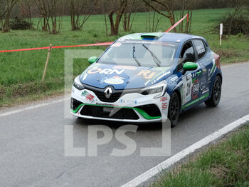 2023-03-26 - Priante Gabriele ITA Pastorino Mattia ITA RC5N Rally5 Renault Clio-Meteco Corse during the special stage of Rally Team 971-2023 in Albugnano - AT, on March 26, 2023 - 49° RALLY TEAM 971 (DAY2) - RALLY - MOTORS