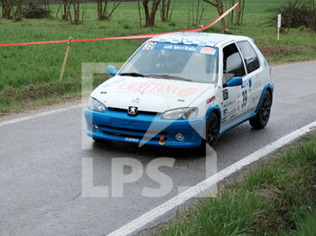 2023-03-26 - Colombo Alessandro ITA Grosso Matteo ITA RC5N N2 Peugeot 106-Biella Motor Team during the special stage of Rally Team 971-2023 in Albugnano - AT, on March 26, 2023 - 49° RALLY TEAM 971 (DAY2) - RALLY - MOTORS