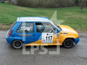2023-03-26 - Olivero Michele ITA Mwaniki Marco ITA 4 J2 N - fino 2000 Renault 5 GT Turbo during the special stage of Rally Team 971-2023 in Albugnano - AT, on March 26, 2023 - 49° RALLY TEAM 971 (DAY2) - RALLY - MOTORS