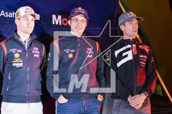 16/03/2023 - OGIER Sébastien (FRA), TOYOTA GR Yaris Rally1 Hybrid, portrait, NEUVILLE Thierry (FRA), HYUNDAI I20 N Rally1 Hybrid, portrait, SORDO Dani (ESP), HYUNDAI i20 N Rally1 Hybrid, portrait during the Rally Guanajuato Mexico 2023, 3rd round of the 2023 WRC World Rally Car Championship, from March 16 to 19, 2023 at Leon, Guanajuato, in Mexico - AUTO - WRC - RALLY GUANAJUATO MEXICO 2023 - RALLY - MOTORI