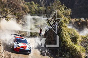 16/03/2023 - 69 Kalle ROVANPERA (FIN), Jonne HALTTUNEN (FIN), TOYOTA GAZOO RACING WRT, TOYOTA Yaris Rally1 Hybrid, WRC, action during the Rally Guanajuato Mexico 2023, 3rd round of the 2023 WRC World Rally Car Championship, from March 16 to 19, 2023 at Leon, Guanajuato, in Mexico - AUTO - WRC - RALLY GUANAJUATO MEXICO 2023 - RALLY - MOTORI