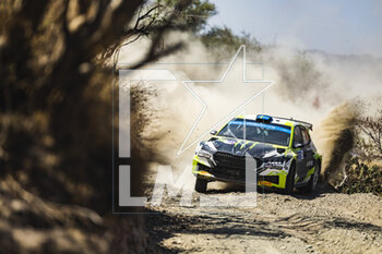 16/03/2023 - 21 Oliver SOLBERG (SWE), Elliott EDMONDSON (GBR), SKODA FABIA RS, RC2, Rally2, action during the Rally Guanajuato Mexico 2023, 3rd round of the 2023 WRC World Rally Car Championship, from March 16 to 19, 2023 at Leon, Guanajuato, in Mexico - AUTO - WRC - RALLY GUANAJUATO MEXICO 2023 - RALLY - MOTORI