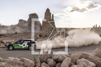18/03/2023 - 20 Gus GREENSMITH (GBR), Jonas ANDERSSON (SWE), SKODA FABIA RS, RC2, Rally2, action during the Rally Guanajuato Mexico 2023, 3rd round of the 2023 WRC World Rally Car Championship, from March 16 to 19, 2023 at Leon, Guanajuato, in Mexico - AUTO - WRC - RALLY GUANAJUATO MEXICO 2023 - RALLY - MOTORI