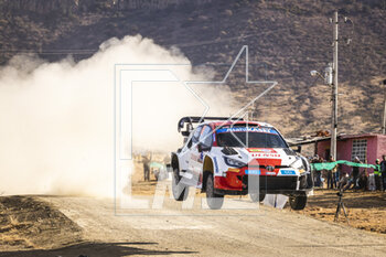 18/03/2023 - 69 Kalle ROVANPERA (FIN), Jonne HALTTUNEN (FIN), TOYOTA GAZOO RACING WRT, TOYOTA Yaris Rally1 Hybrid, WRC, action during the Rally Guanajuato Mexico 2023, 3rd round of the 2023 WRC World Rally Car Championship, from March 16 to 19, 2023 at Leon, Guanajuato, in Mexico - AUTO - WRC - RALLY GUANAJUATO MEXICO 2023 - RALLY - MOTORI