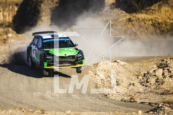 19/03/2023 - 20 Gus GREENSMITH (GBR), Jonas ANDERSSON (SWE), SKODA FABIA RS, RC2, Rally2, action during the Rally Guanajuato Mexico 2023, 3rd round of the 2023 WRC World Rally Car Championship, from March 16 to 19, 2023 at Leon, Guanajuato, in Mexico - AUTO - WRC - RALLY GUANAJUATO MEXICO 2023 - RALLY - MOTORI