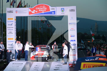 2023-04-20 - Zagreb, Ceremonial Start,Kalle ROVANPERÄ ,Jonne HALTTUNEN , TOYOTA GAZOO RACING ,TOYOTA GR Yaris Rally1 HYBRID - FIA WORLD RALLY CHAMPIONSHIP WRC CROATIA RALLY 2023 - RALLY - MOTORS