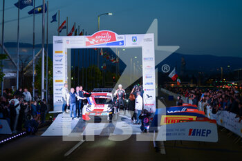 2023-04-20 - Zagreb,Ceremonial,Start,Sébastien OGIER,Vincent LANDAIS, TOYOTA GAZOO RACING ,TOYOTA GR Yaris Rally1 HYBRID - FIA WORLD RALLY CHAMPIONSHIP WRC CROATIA RALLY 2023 - RALLY - MOTORS