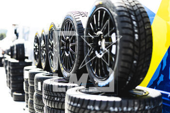 2023-04-19 - Tire during the Croatia Rally 2023, 4th round of the 2023 WRC World Rally Car Championship, from April 20 to 23, 2023 in Zagreb, Croatia - AUTO - WRC - CROATIA RALLY 2023 - RALLY - MOTORS